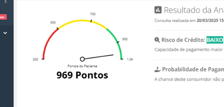 An�lise de Cr�dito do Paciente